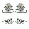 Transit Auto Front Hub Bearing Assembly Link Kit For Ford F-150 4WD W/ 4-Wheel ABS W/ 7 Lug Wheels K77-100602